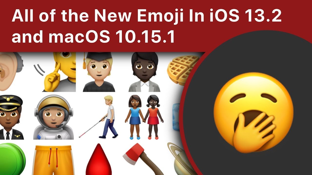 All of the New Emoji In iOS 13.2 and macOS 10.15.1