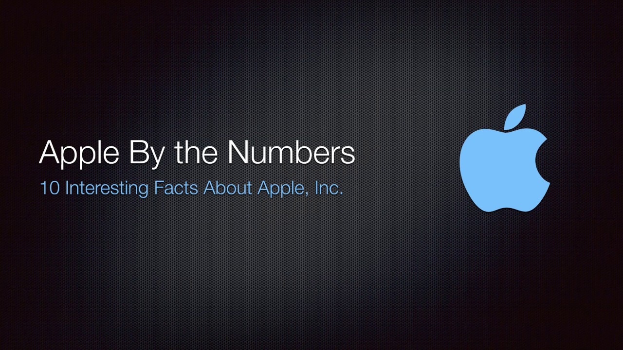 Apple By The Numbers: 10 Interesting Facts