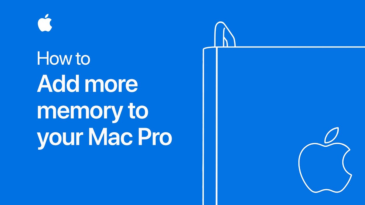 How to add memory to your Mac Pro (2019) – Apple Support
