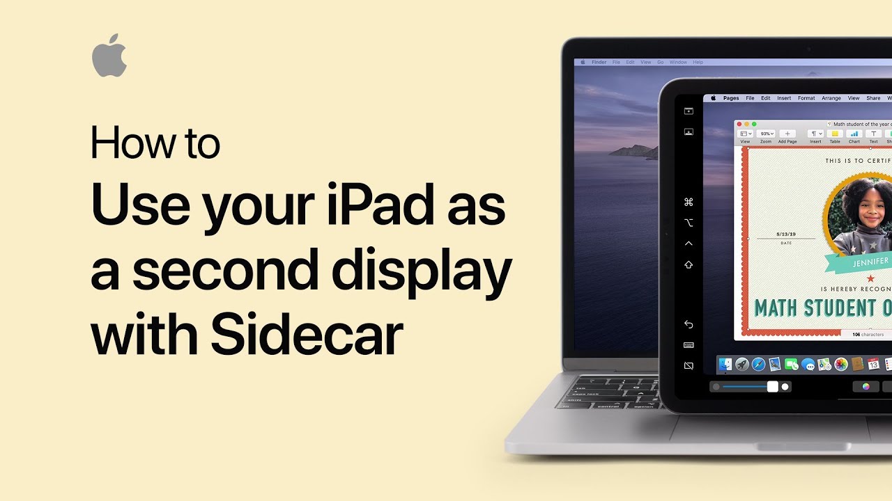 How to use your iPad as a second display for your Mac with Sidecar — Apple Support