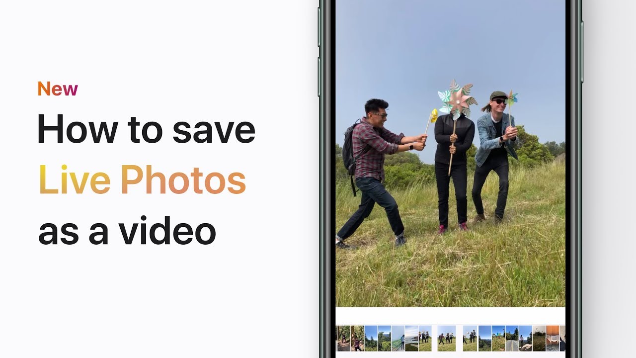 How to save Live Photos as a video on your iPhone, iPad, or iPod touch – Apple Support