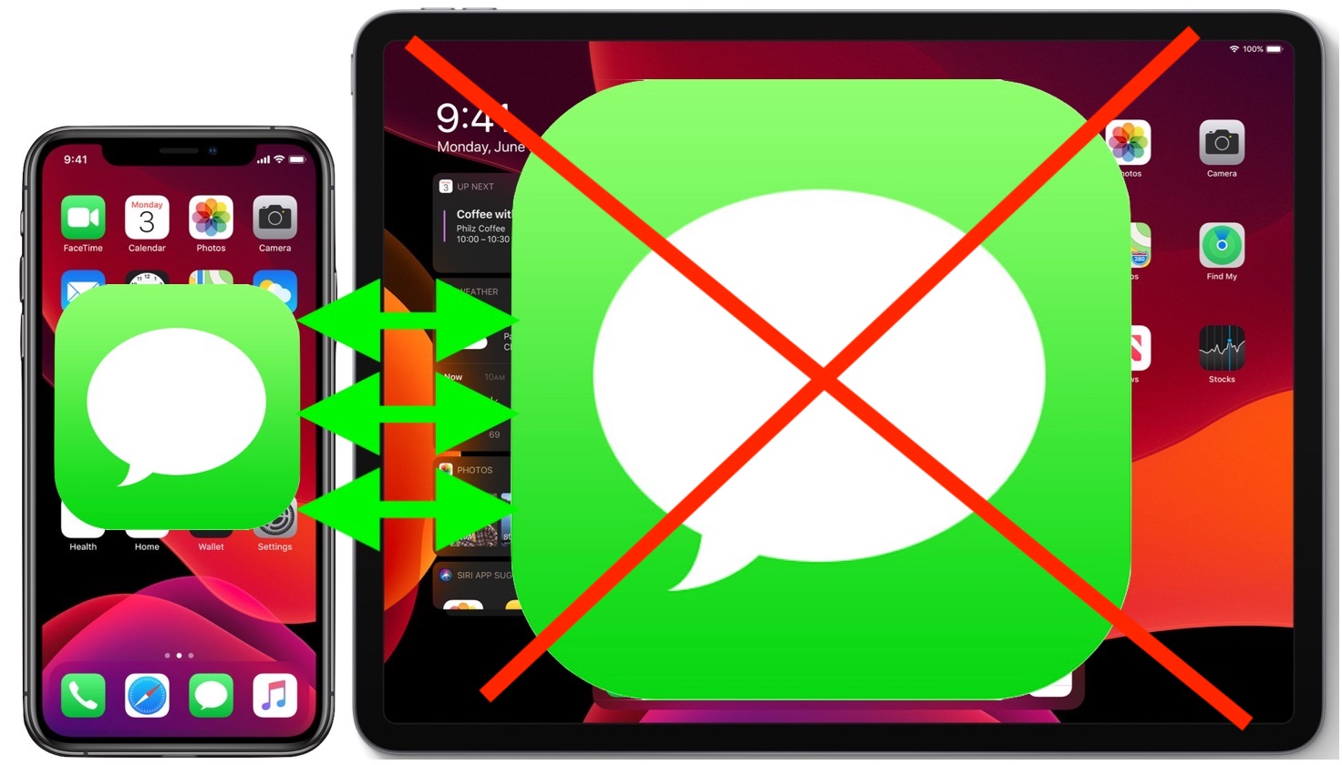 How to Stop iPad from Getting iPhone Messages