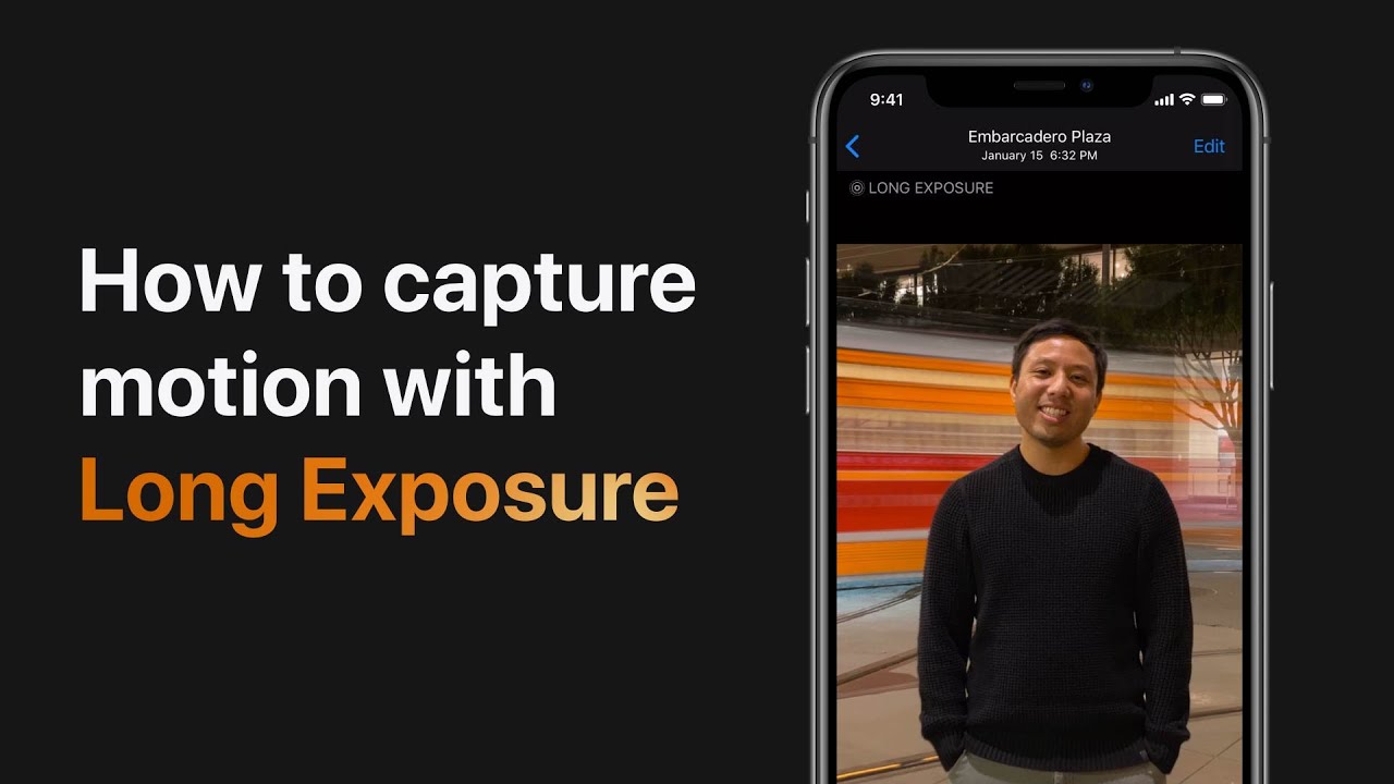 How to capture motion with the Long Exposure effect on iPhone, iPad, and iPod touch — Apple Support
