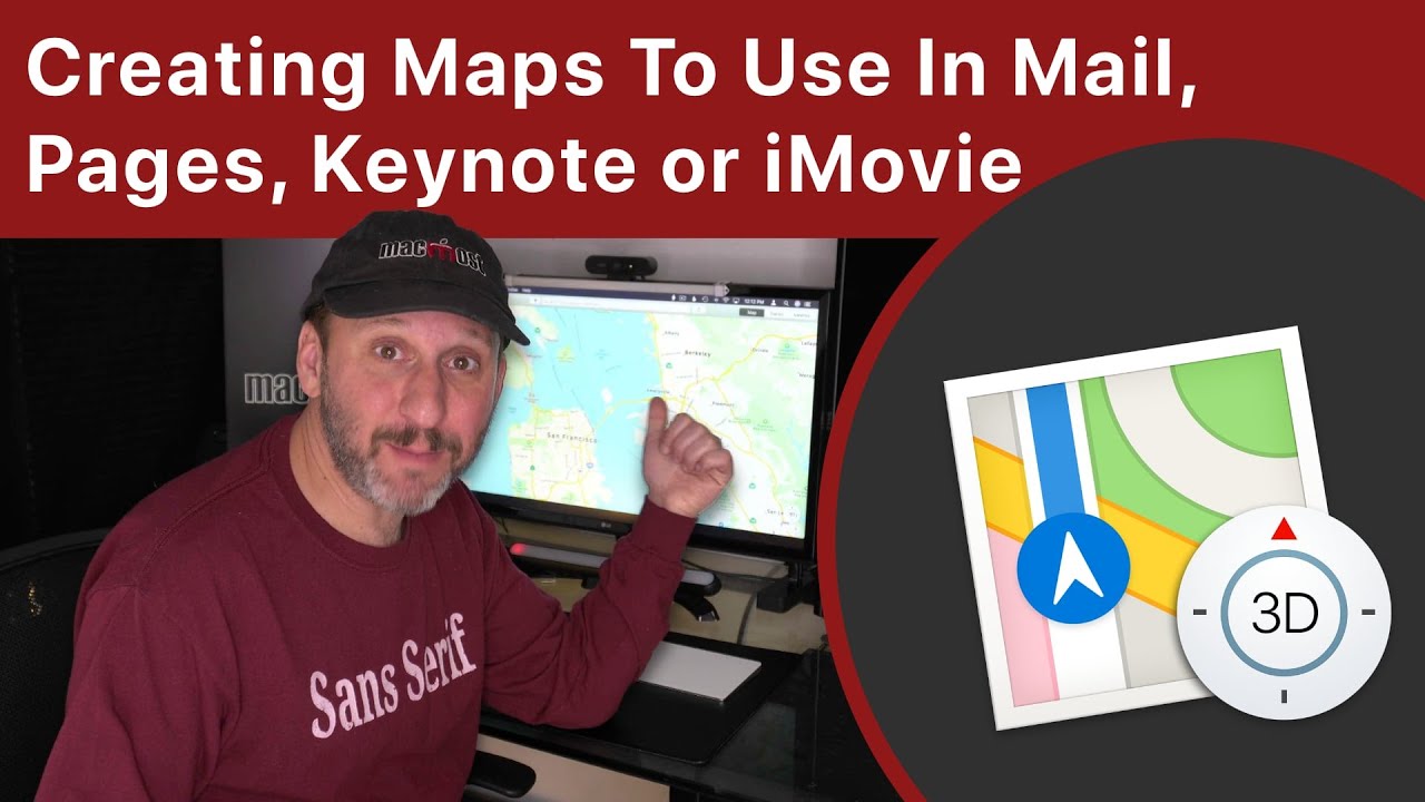 Creating Maps On Your Mac To Use In Mail, Pages, Keynote or iMovie