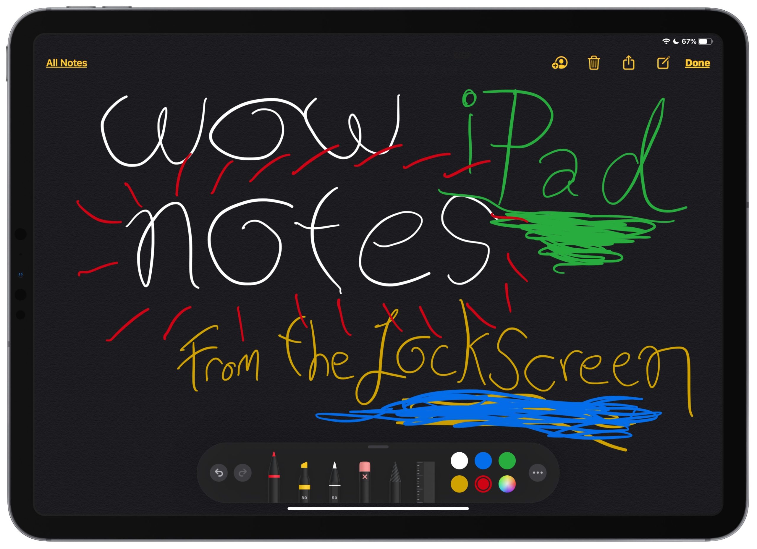 How to Take Notes from Locked iPad Screen with Apple Pencil