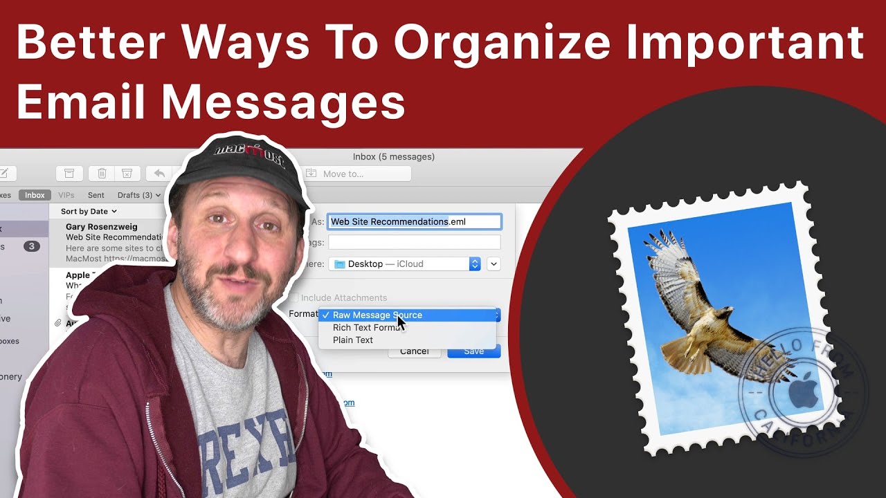 Better Ways To Organize Important Email Messages On Your Mac