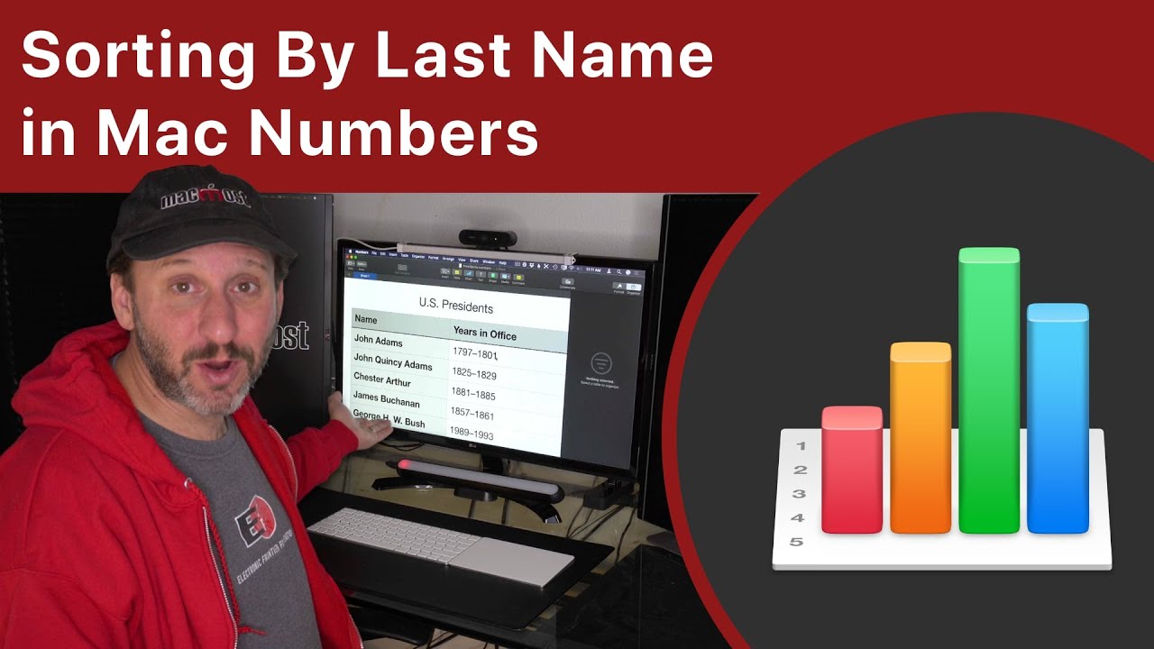 Sorting By Last Name in Mac Numbers