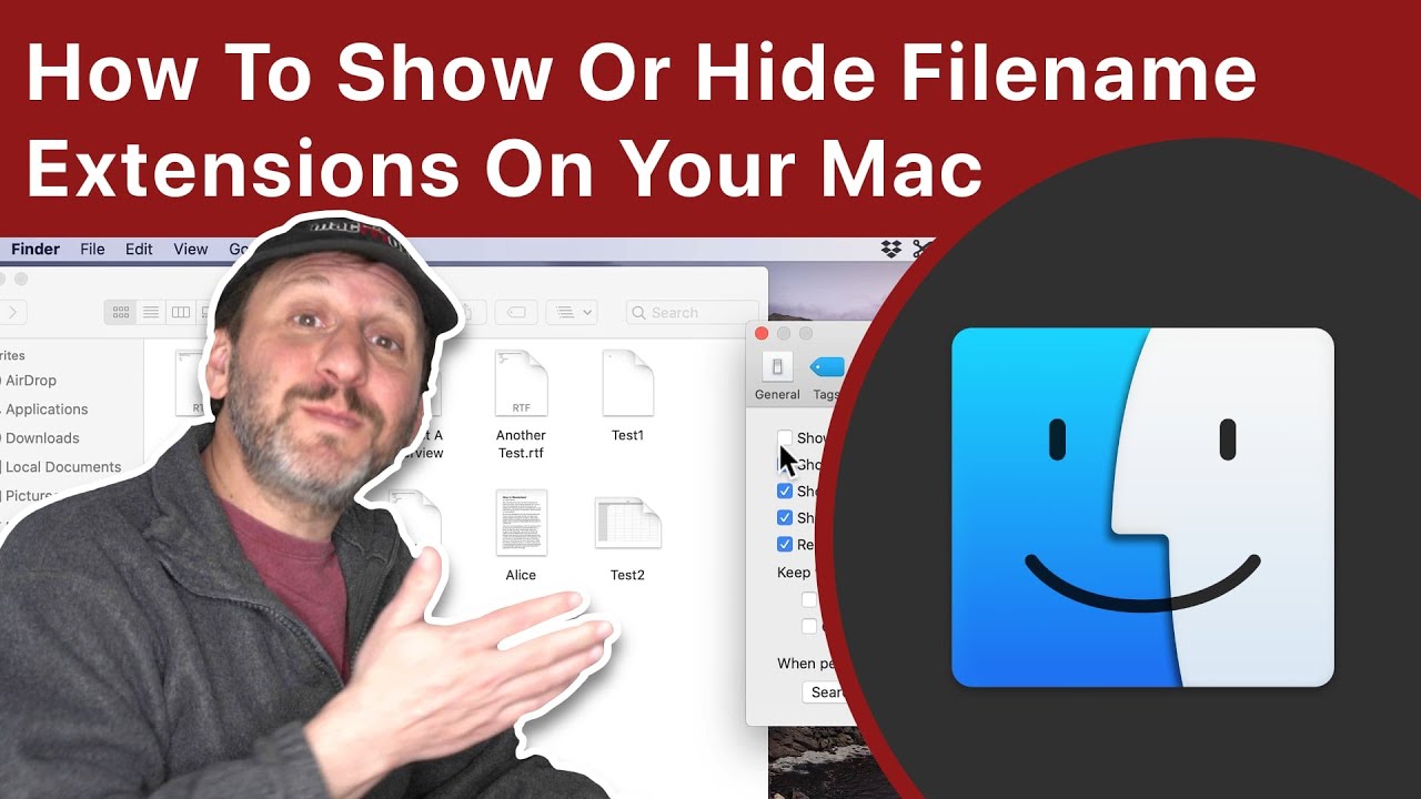 How To Show Or Hide Filename Extensions On Your Mac