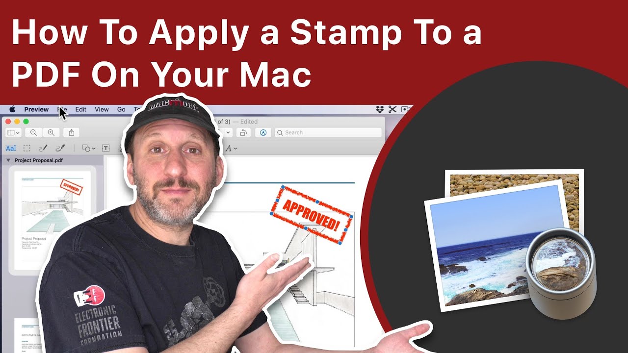 How To Apply a Stamp To a PDF On Your Mac