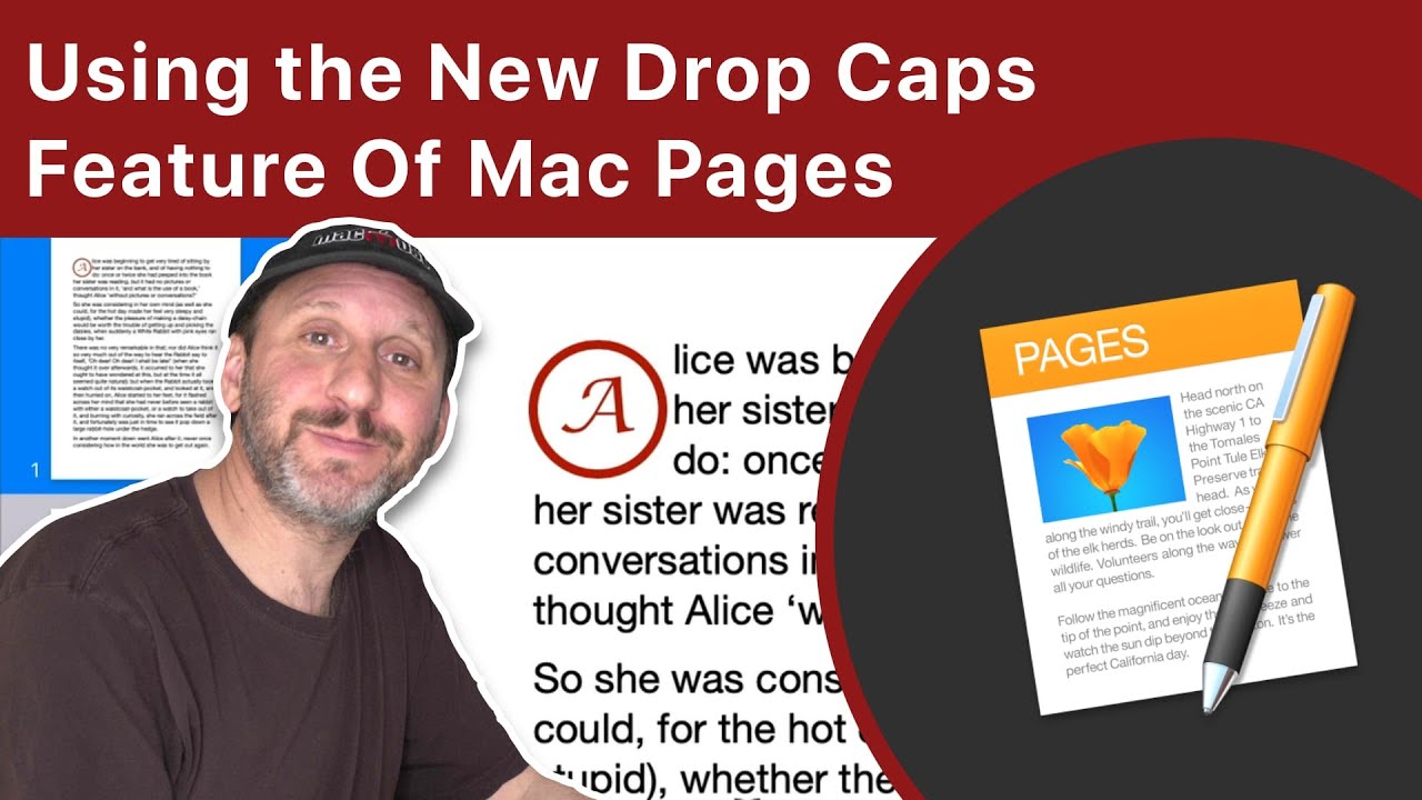 Using the New Drop Caps Feature Of Mac Pages