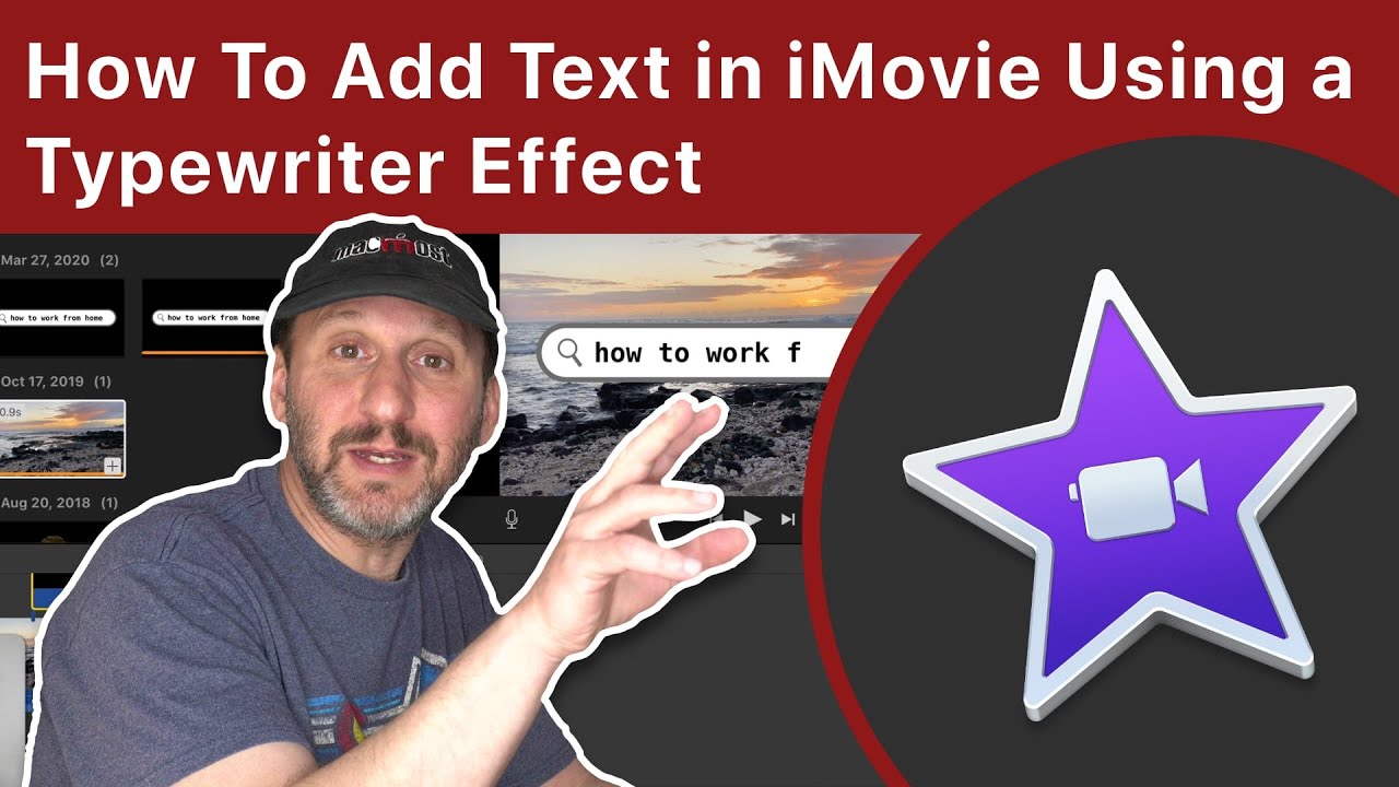 How To Add Text in iMovie Using a Typewriter Effect