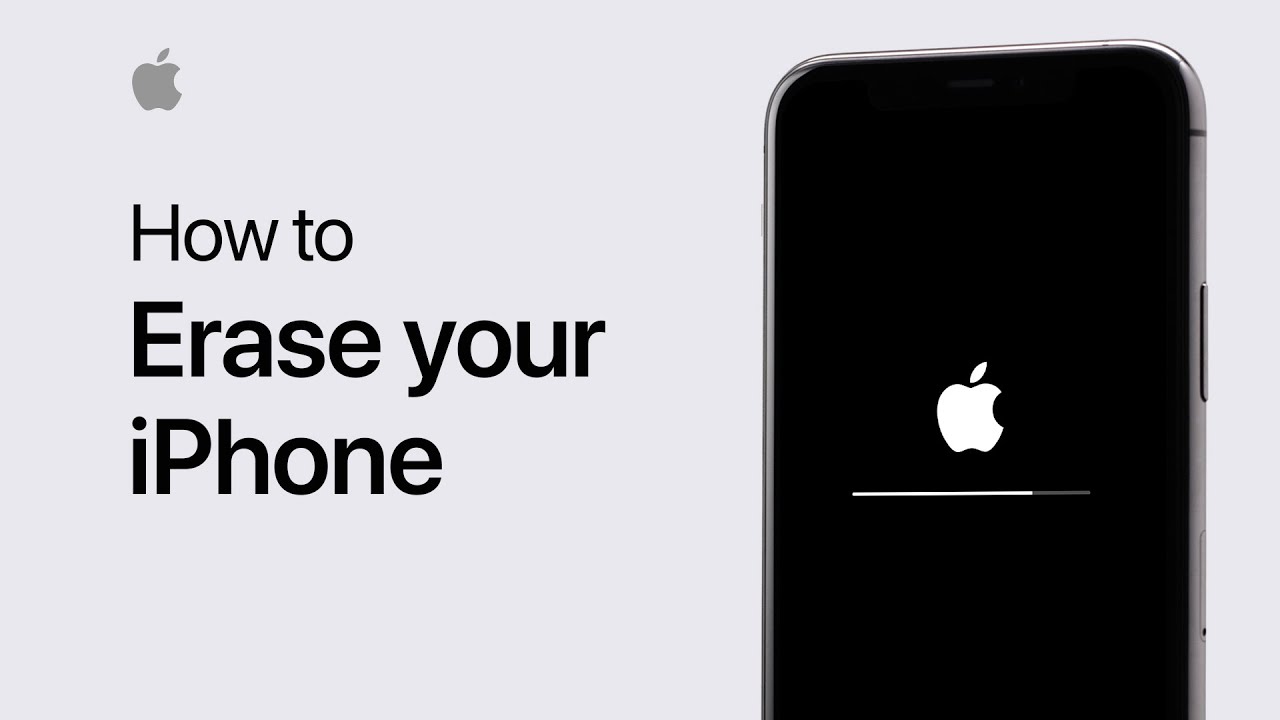 How to erase your iPhone — Apple Support