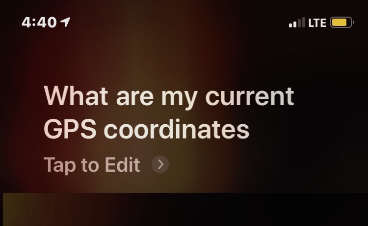 How to Get Current GPS Coordinates on iPhone with Siri