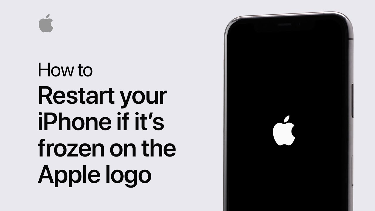 How to restart your iPhone if it’s frozen on the Apple logo — Apple Support