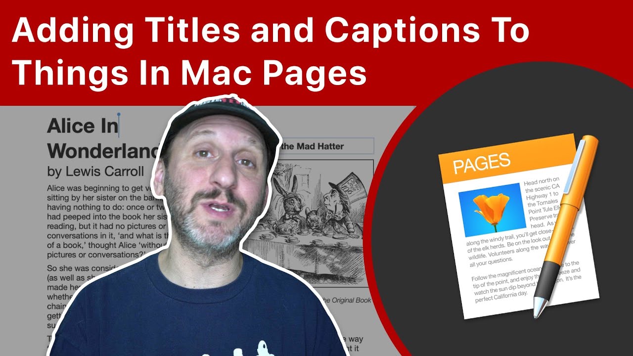 Adding Titles and Captions To Things In Mac Pages