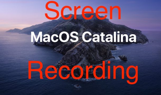 How to Make Screen Recordings in MacOS Big Sur, Catalina, & Mojave