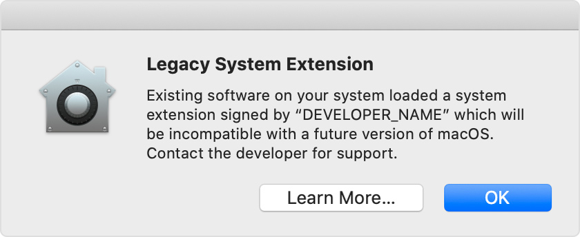 What the ‘Legacy System Extension’ Mac Message Means & What To Do About It