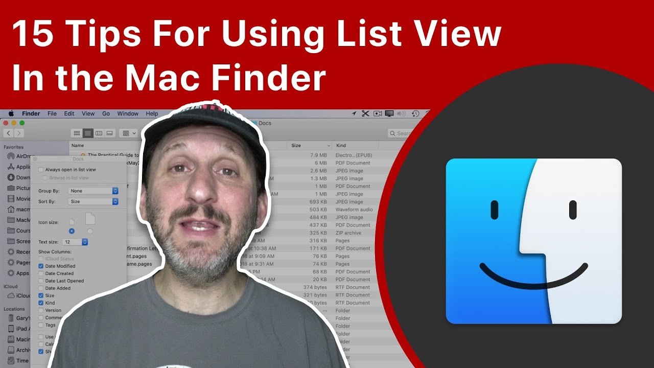 15 Tips For Using List View In the Mac Finder