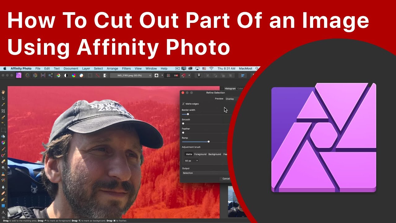 How To Cut Out Part Of an Image Using Affinity Photo