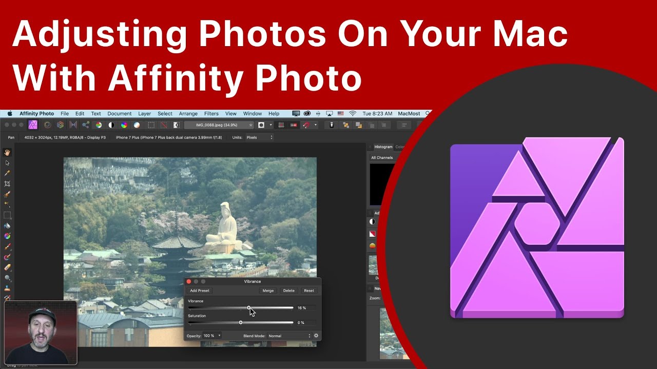 Adjusting Photos On Your Mac With Affinity Photo