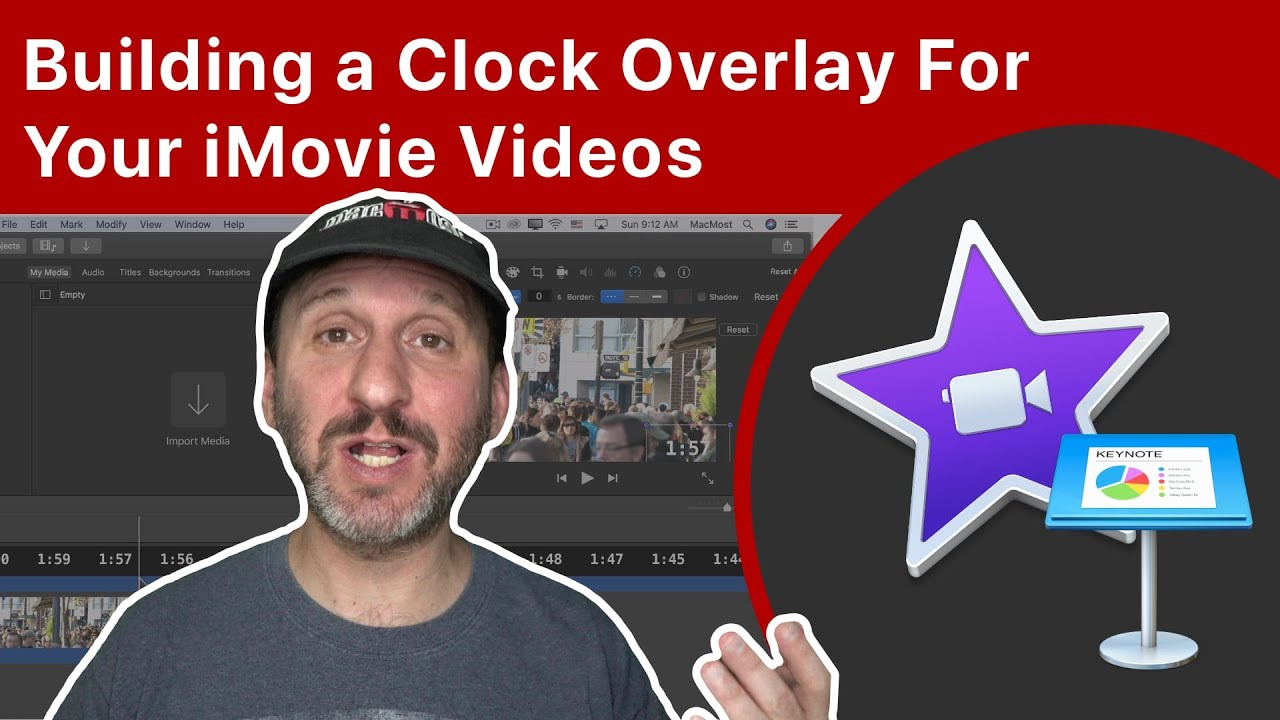 Building a Clock Overlay For Your iMovie Videos