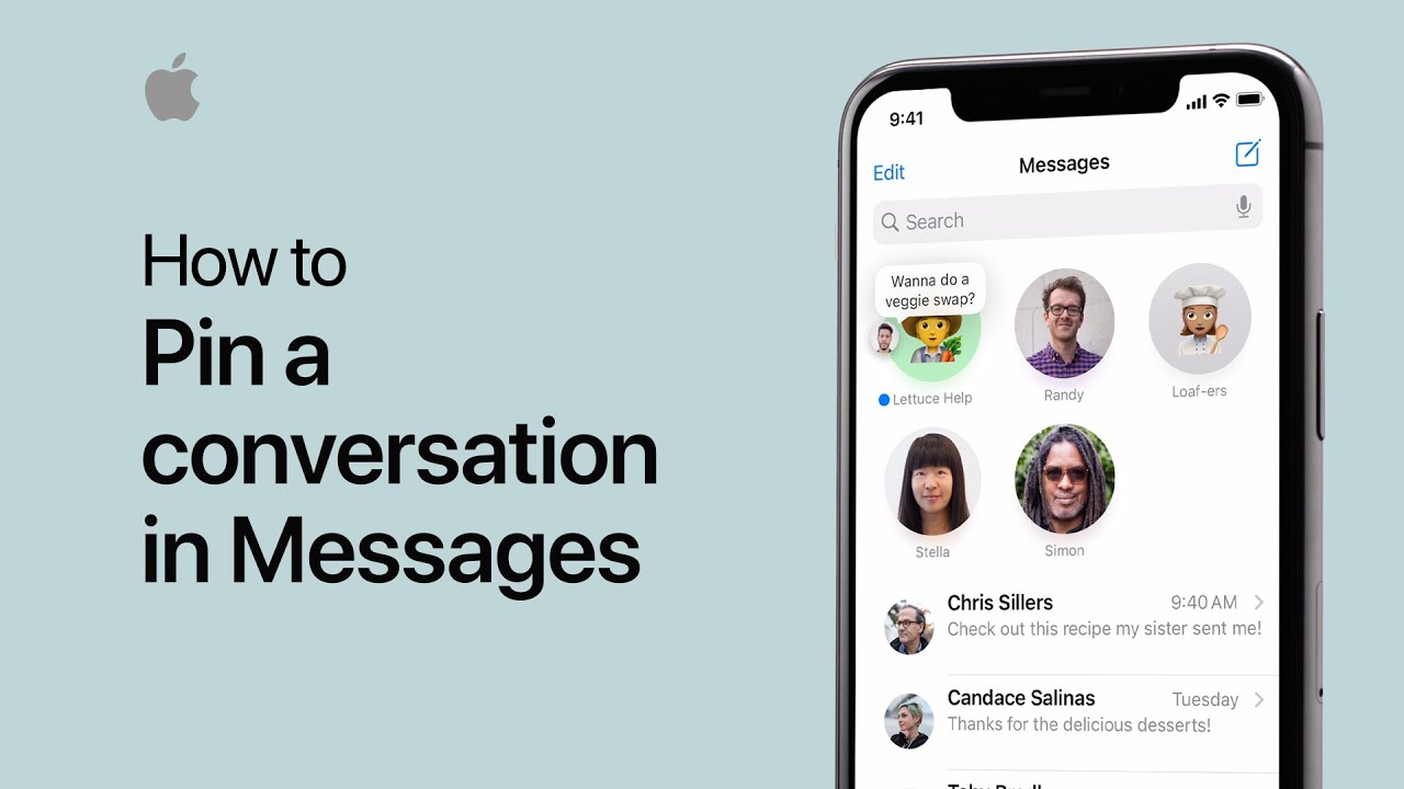 How to pin a conversation in Messages on your iPhone, iPad, and iPod touch — Apple Support