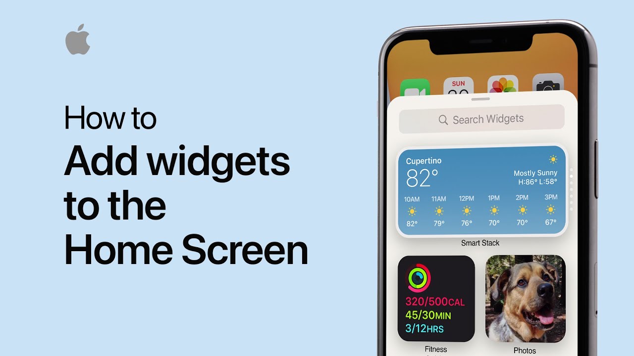 How to add widgets to the Home Screen on your iPhone — Apple Support