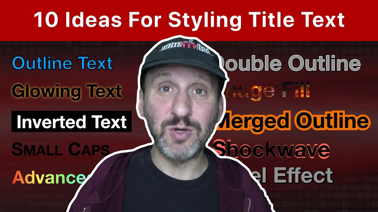 10 Ideas For Styling Title Text In Pages