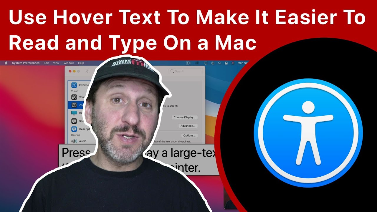 Use Hover Text To Make It Easier To Read and Type On a Mac
