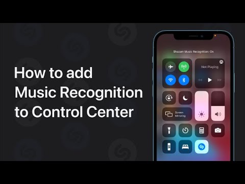 How to add Music Recognition to Control Center on iPhone, iPad, and iPod touch — Apple Support