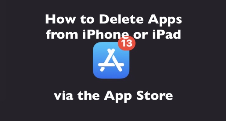 How to Delete Apps from iPhone & iPad via App Store with a Gesture Trick