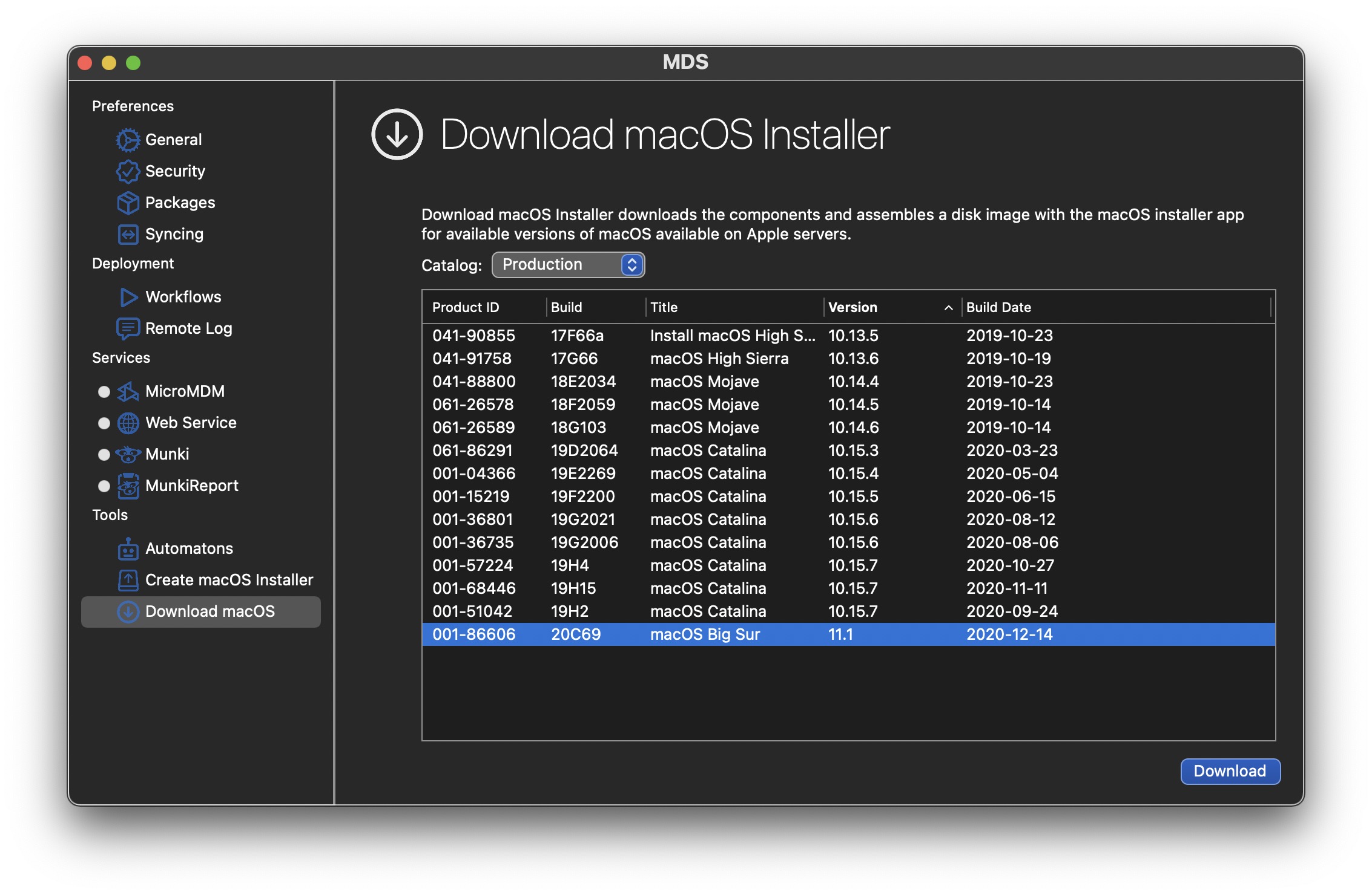 How to Download Full MacOS Installers the Easy Way with MDS