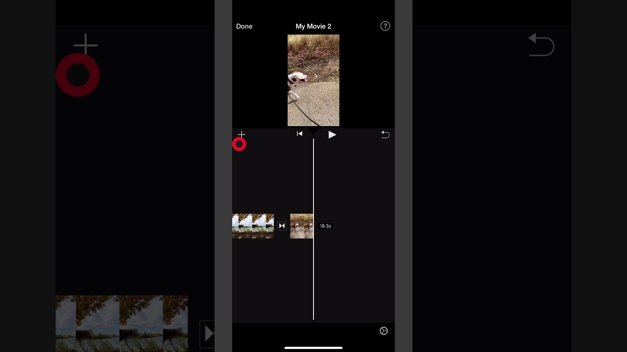 Learn How To Use iMovie On the iPhone (3/8) #Shorts