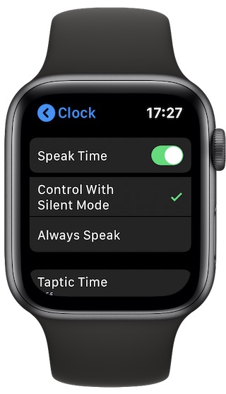 How to Have Your Apple Watch Speak The Time For You