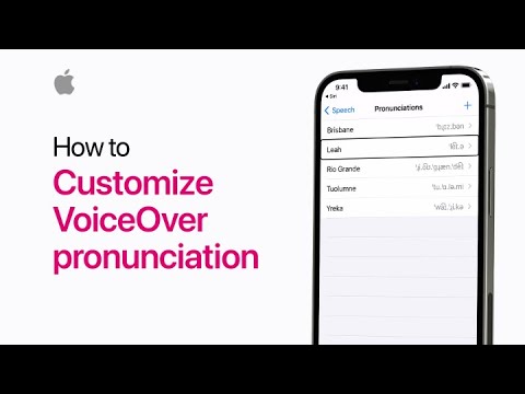 How to customize VoiceOver pronunciation on your iPhone — Apple Support