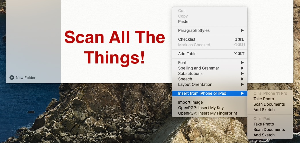 How to Scan Documents with Notes App on Mac