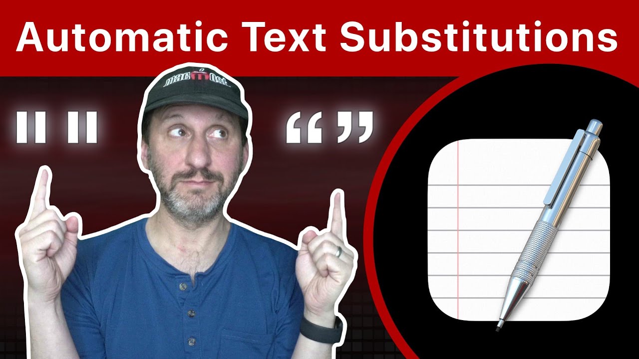 Using Text Substitutions On a Mac