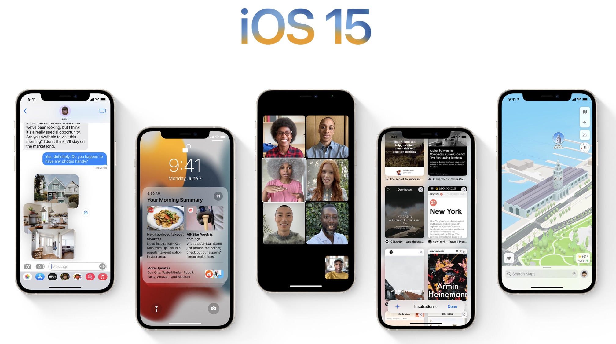 iPhone Models Supporting iOS 15