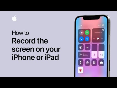 How to record the screen on your iPhone or iPad — Apple Support