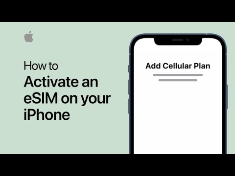How to activate an eSIM on your iPhone — Apple Support