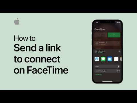 How to send a link to connect on FaceTime on iPhone, iPad, and iPod touch | Apple Support