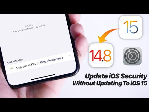 Stay on iOS 14 and still receive security Updates from iOS 15