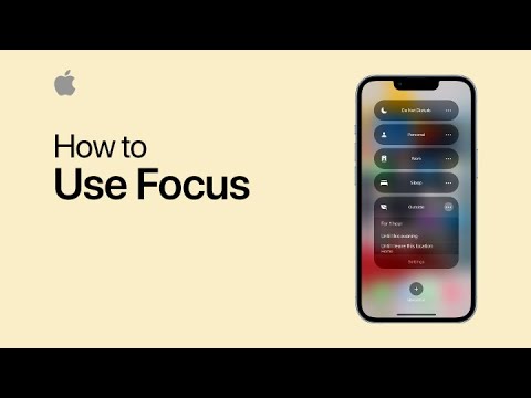 How to use Focus on iPhone, iPad, and iPod touch | Apple Support