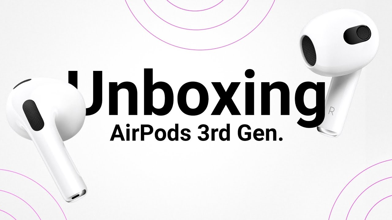 AirPods 3 & Apple Polishing Cloth UNBOXING!