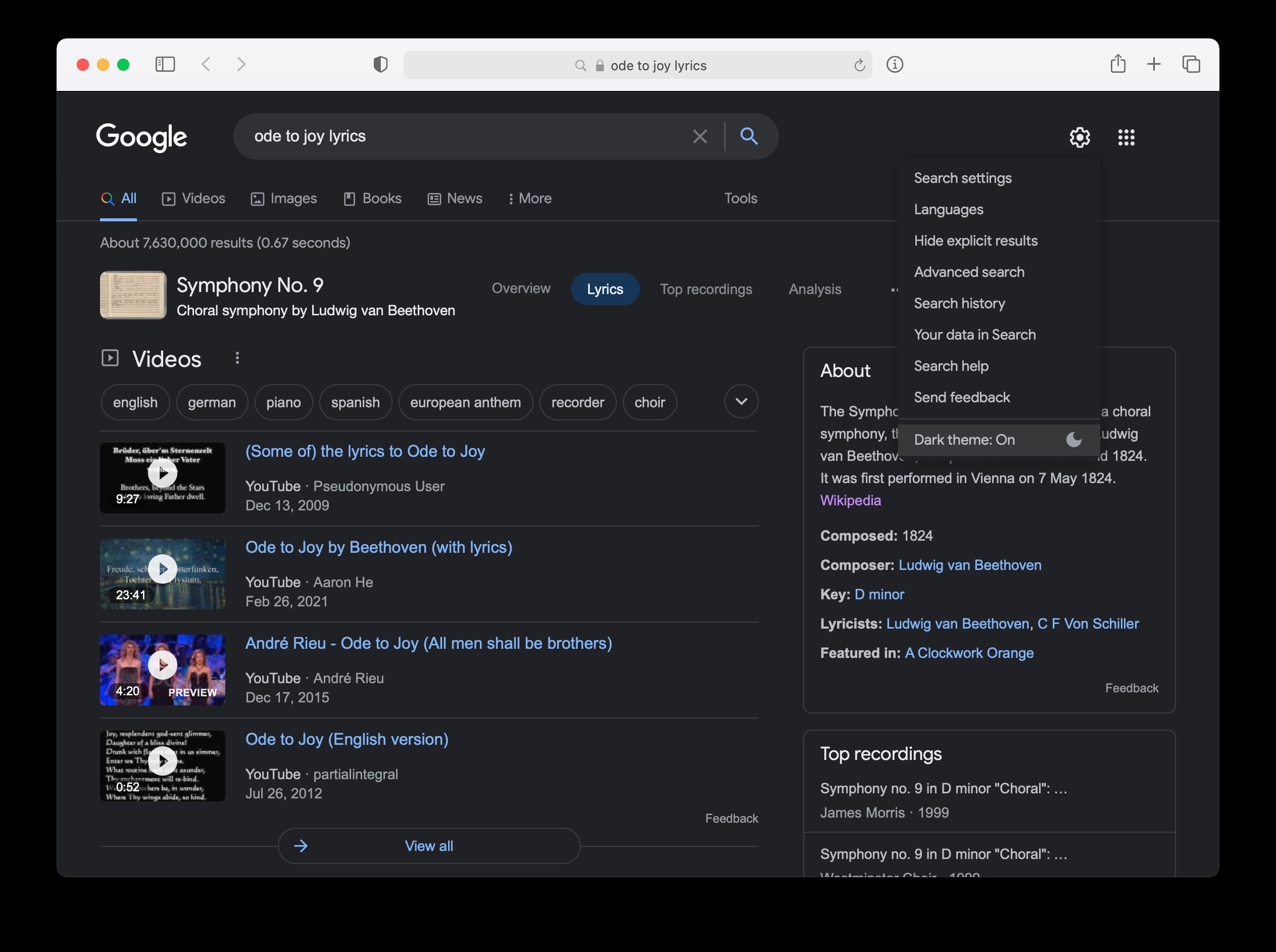 How to Disable / Enable Dark Mode on Google.com