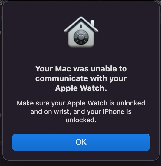 Fix “Your Mac was unable to communicate with your Apple Watch” Error