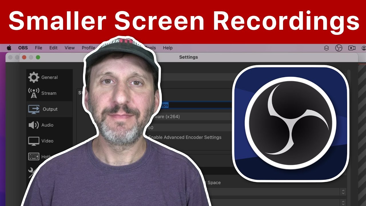 Creating Smaller Screen Capture Recordings On a Mac
