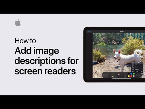 How to add image descriptions for screen readers on iPhone, iPad, and iPod touch | Apple Support