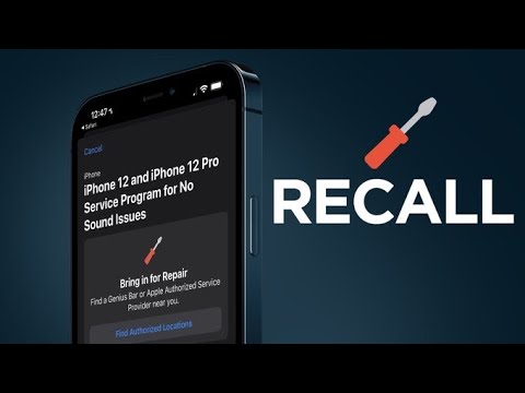 Apple iPhone 12 & 12 Pro Recall You Should Know About!