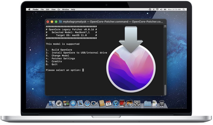 Installing MacOS Monterey on Unsupported Macs
